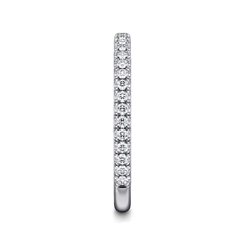 14K White Gold Matching Wedding Band