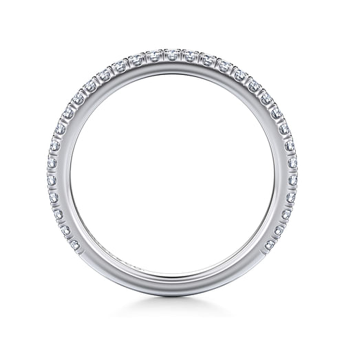 14K White Gold Matching Wedding Band