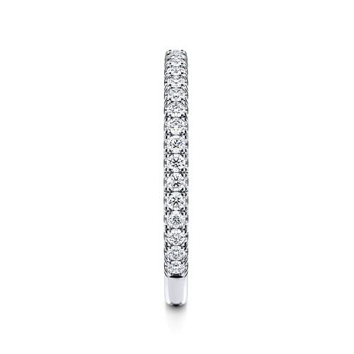 14K White Gold Matching Wedding Band