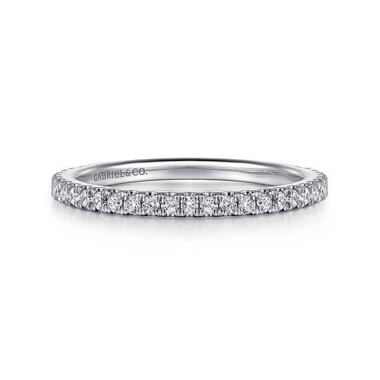Gabriel - 14K White Gold Matching Wedding Band