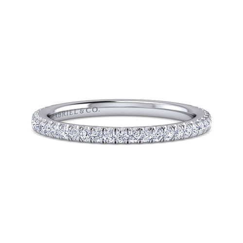 14K White Gold Matching Wedding Band