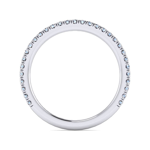 14K White Gold Matching Wedding Band