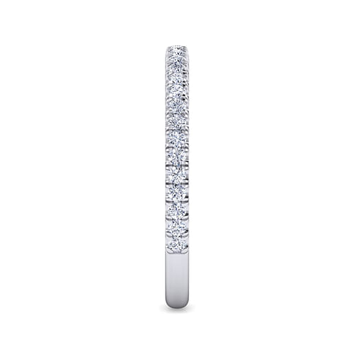 14K White Gold Matching Wedding Band