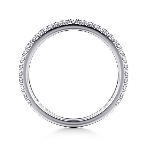14K White Gold Matching Wedding Band