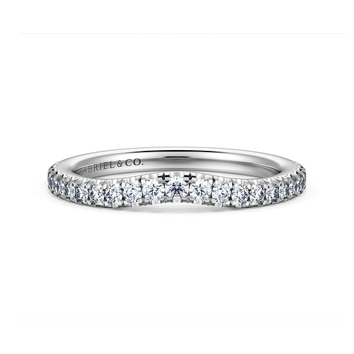 14K White Gold Matching Wedding Band