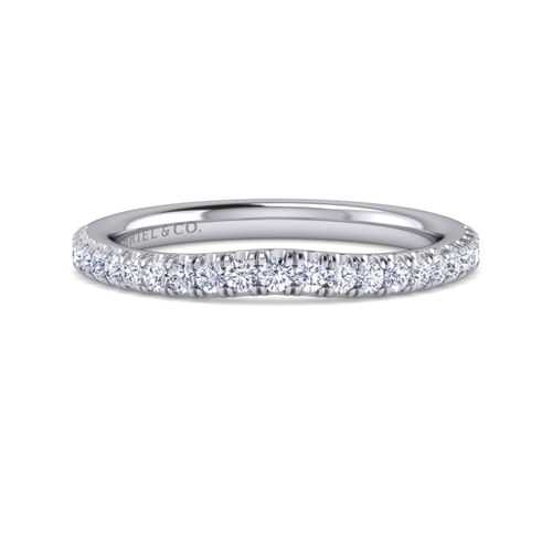 14K White Gold Matching Wedding Band