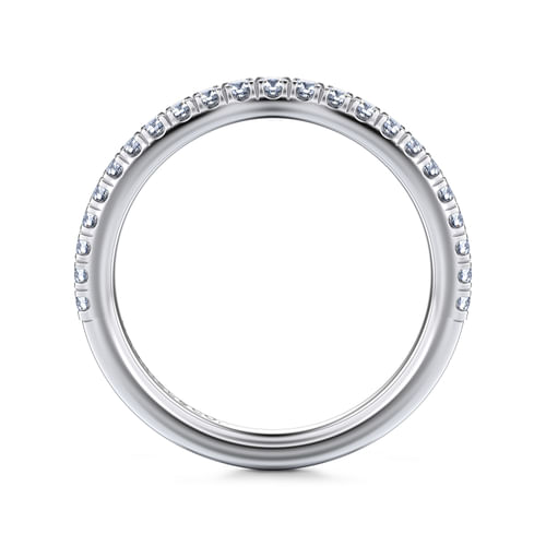 14K White Gold Matching Wedding Band