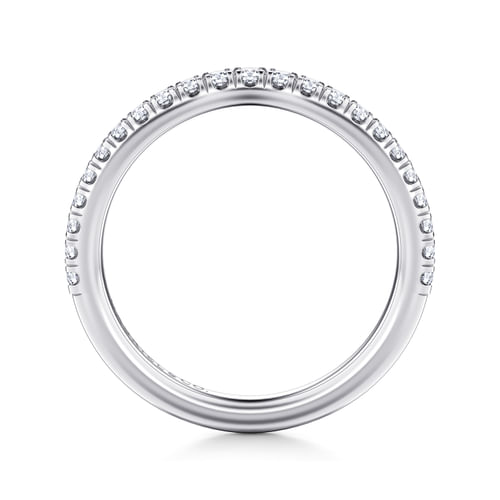 14K White Gold Matching Wedding Band