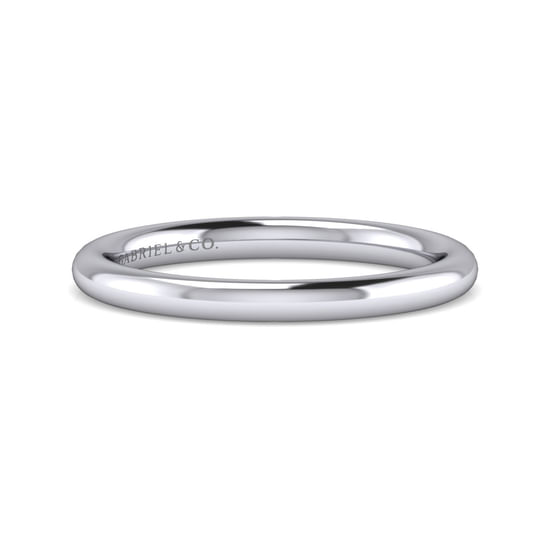 Gabriel - 14K White Gold Matching Wedding Band