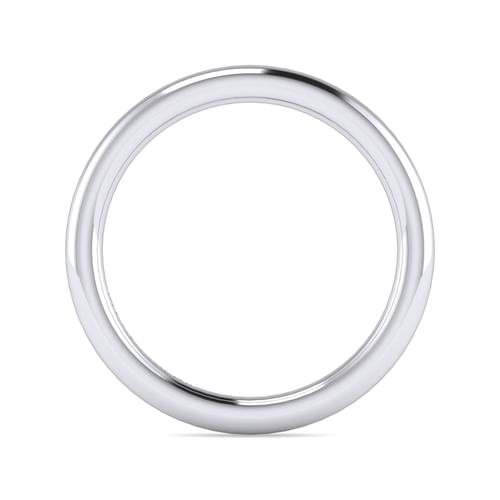 14K White Gold Matching Wedding Band