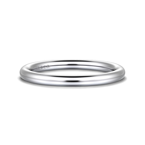 Gabriel - 14K White Gold Matching Wedding Band