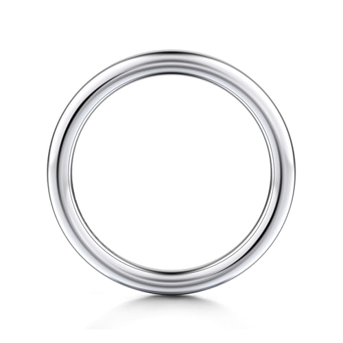 14K White Gold Matching Wedding Band