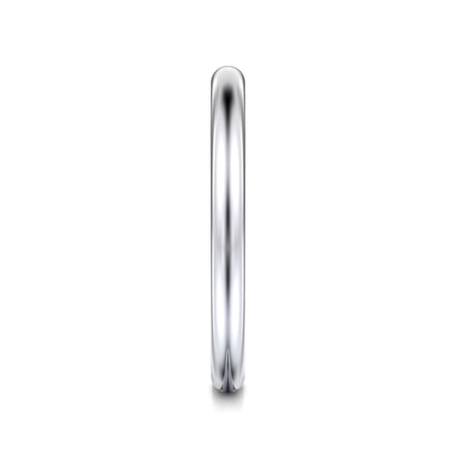 14K White Gold Matching Wedding Band
