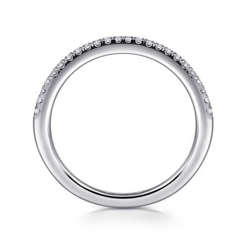 14K White Gold Matching Wedding Band