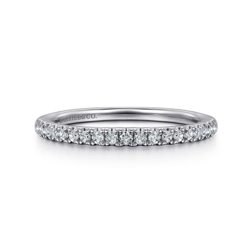 14K White Gold Matching Wedding Band