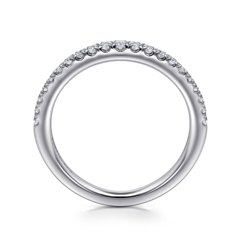 14K White Gold Matching Wedding Band