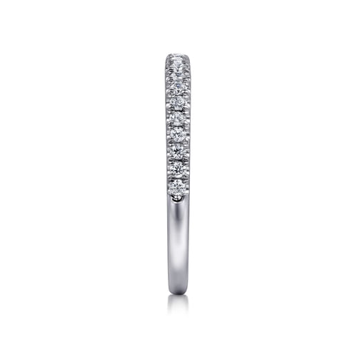 14K White Gold Matching Wedding Band