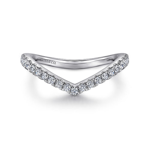 14K White Gold Matching Wedding Band