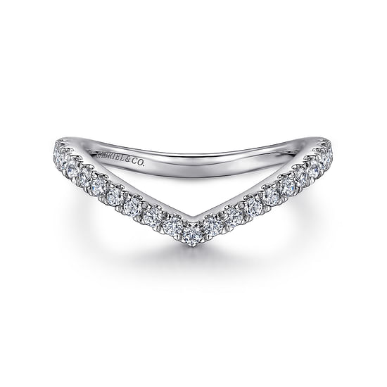 Gabriel - 14K White Gold Matching Wedding Band