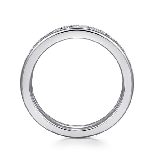 14K White Gold Matching Wedding Band