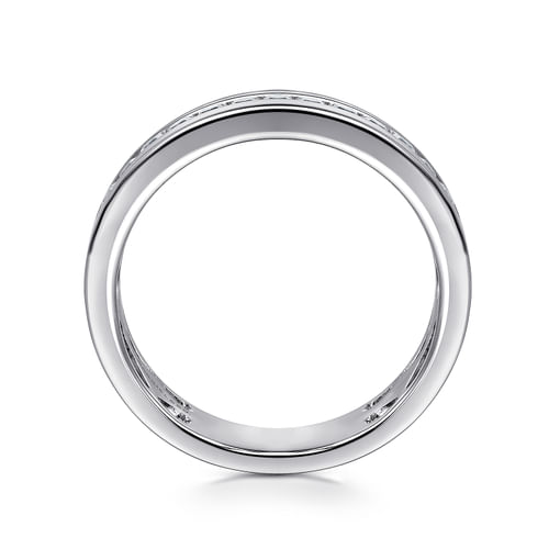 14K White Gold Matching Wedding Band