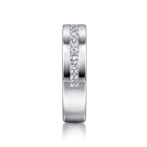 14K White Gold Matching Wedding Band