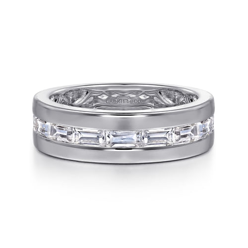 14K White Gold Matching Wedding Band