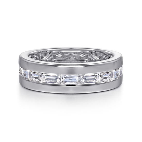 Gabriel - 14K White Gold Matching Wedding Band