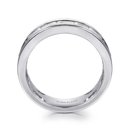 14K White Gold Matching Wedding Band