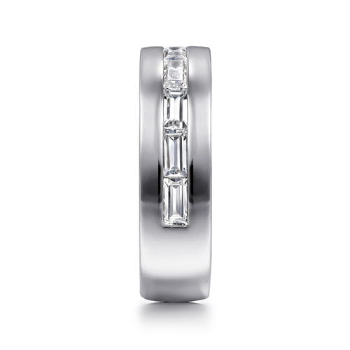 14K White Gold Matching Wedding Band