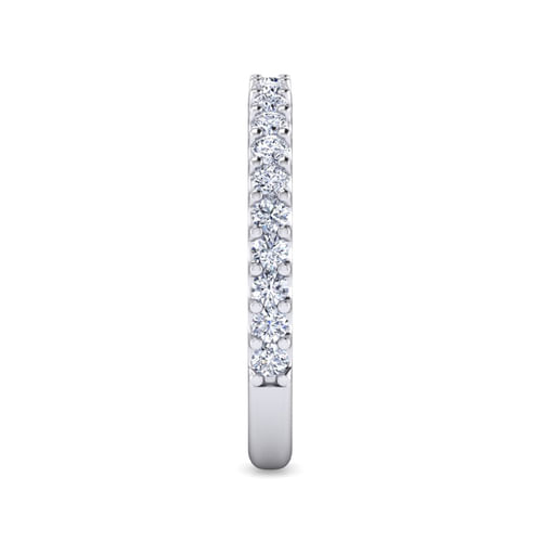 14K White Gold Matching Wedding Band