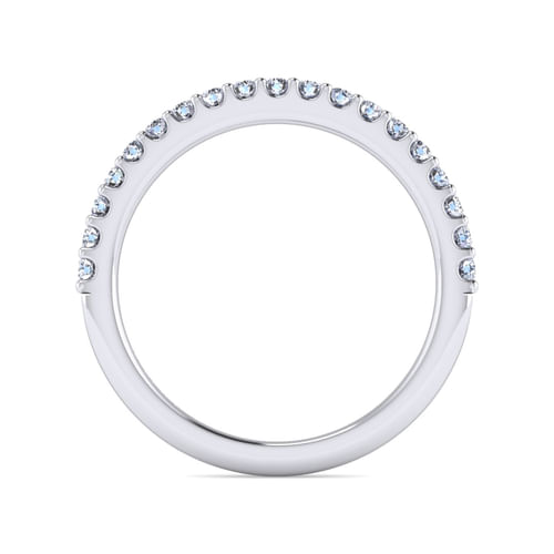 14K White Gold Matching Wedding Band
