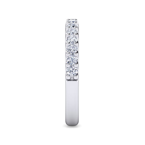 14K White Gold Matching Wedding Band