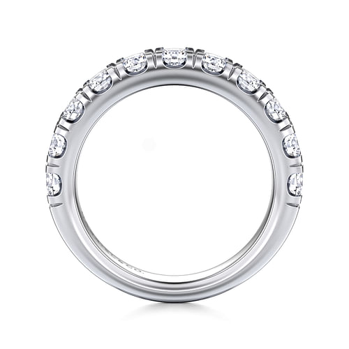 14K White Gold Matching Wedding Band