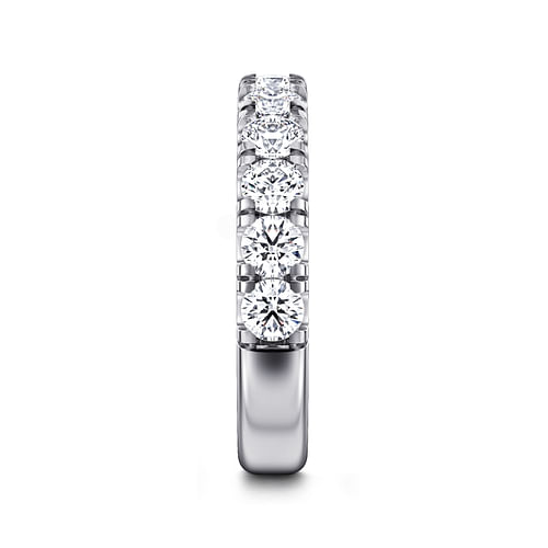 14K White Gold Matching Wedding Band