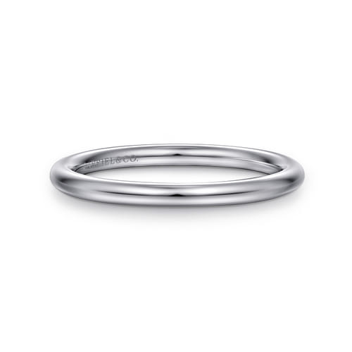 14K White Gold Matching Wedding Band