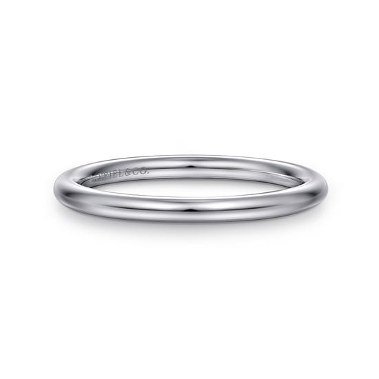 Gabriel - 14K White Gold Matching Wedding Band
