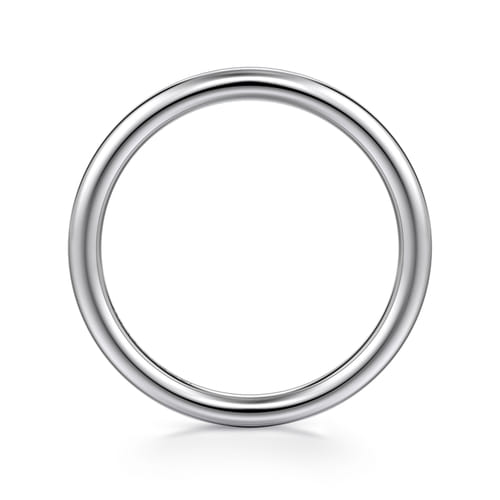 14K White Gold Matching Wedding Band