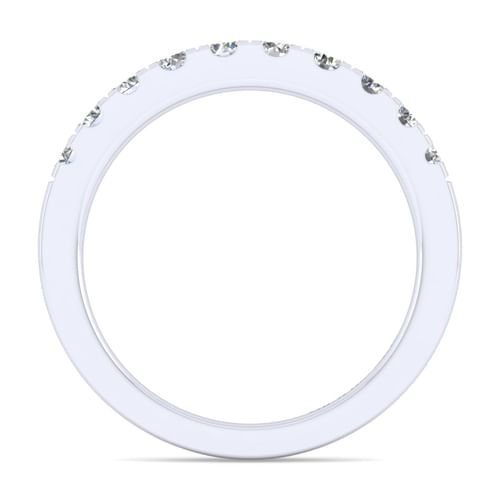 14K White Gold Matching Wedding Band
