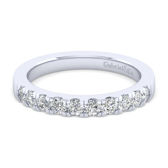 Gabriel - 14K White Gold Matching Wedding Band