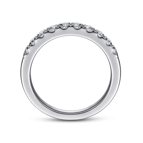 14K White Gold Matching Wedding Band