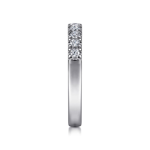 14K White Gold Matching Wedding Band