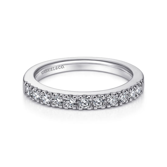Gabriel - 14K White Gold Matching Wedding Band