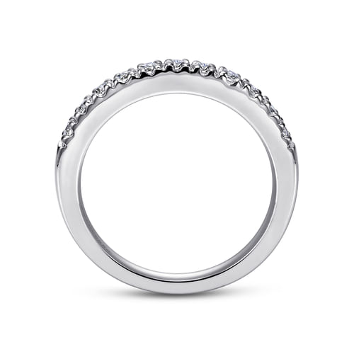 14K White Gold Matching Wedding Band