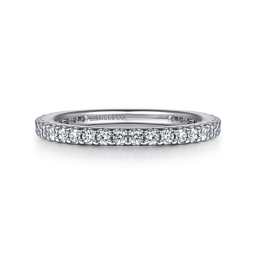 14K White Gold Matching Wedding Band