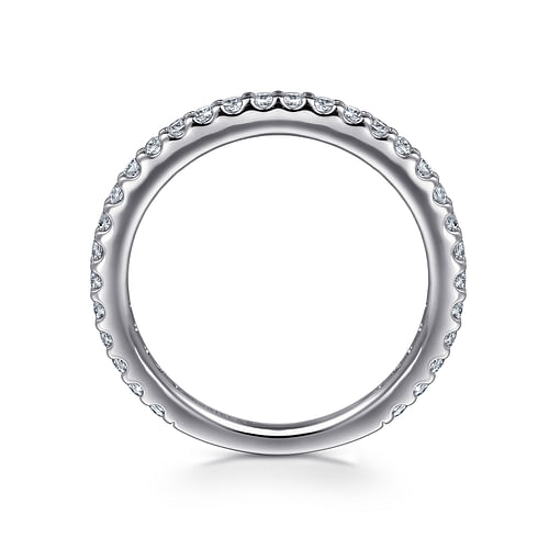 14K White Gold Matching Wedding Band