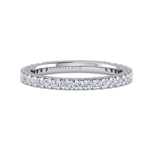 14K White Gold Matching Wedding Band