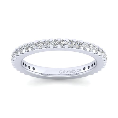14K White Gold Matching Wedding Band