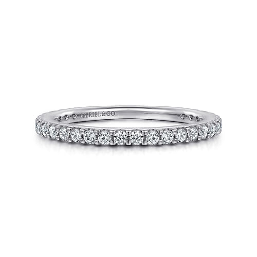 14K White Gold Matching Wedding Band