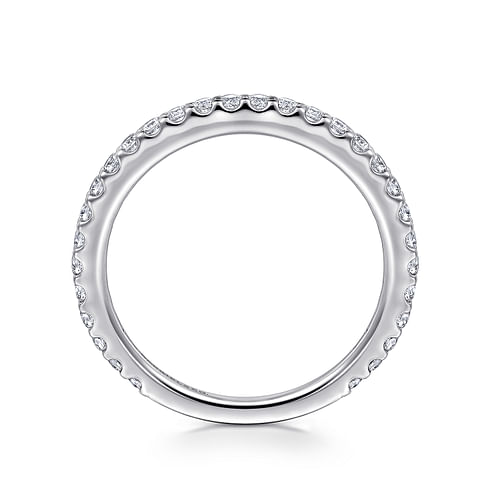 14K White Gold Matching Wedding Band